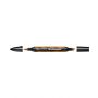 Brushmarker Winsor&Newton pędzelek+pisak, Amber O567 - 3